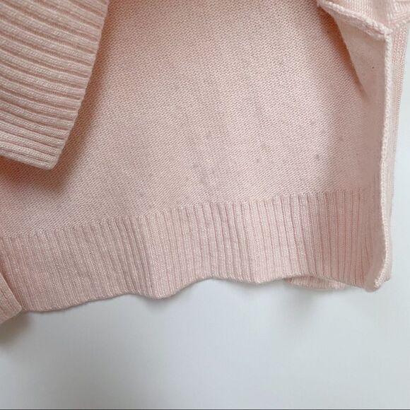 J. Crew Wool Blend Turtleneck Sweater Light Pastel Pink S - Picture 8 of 11